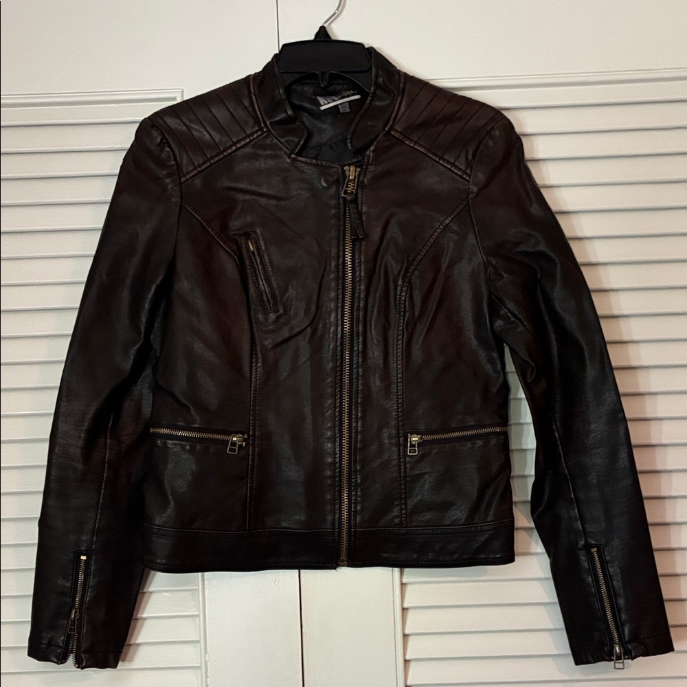 Kut from the Kloth Black Leather Jacket